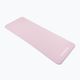 TREXO NBR 15 mm exercise mat with belt pink 2