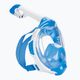 Children's full face mask for snorkelling AQUASTIC KAI Jr blue