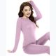 Women's thermal underwear set WOOLCANO Merino SET0543 purple 5