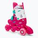 HUMBAKA Starjet LED children's roller skates 3in1 pink 17