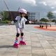 HUMBAKA Starjet LED children's roller skates 3in1 pink 5