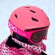 Children's ski helmet ATTABO S200 pink 10