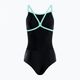 CLap women's one-piece swimsuit black and blue CLAP101 2