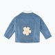 Children's jacket KID STORY Teddy air blue flowers 2