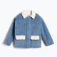 Children's jacket KID STORY Teddy air blue cookie