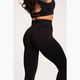 Women's leggings Gym Glamour Basic Scrunch black 6