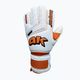 Children's goalkeeper gloves 4keepers Champ Training V Rf white and orange 4
