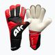 4keepers Neo Drago Rf goalkeeper gloves black and red 6