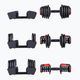 HMS SGR18 Pro 3W1 41kg weight set black 3