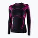 Women's thermal T-shirt Brubeck Dry 9044 black/pink LS15690 3