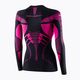 Women's thermal T-shirt Brubeck Dry 9044 black/pink LS15690 4