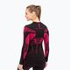 Women's thermal T-shirt Brubeck Dry 9044 black/pink LS15690 2