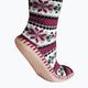 Glovii GQ5 white/red/grey heated slippers with socks 3