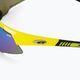 GOG Falcon Xtreme neon yellow/black/polychromatic green cycling glasses E863-4 5