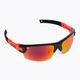 GOG Steno matt black/orange/polychromatic red cycling glasses E540-4 2