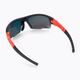 GOG Steno matt black/orange/polychromatic red cycling glasses E540-4 3