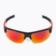 GOG Steno matt black/orange/polychromatic red cycling glasses E540-4 4