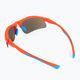 GOG Balami matt neon orange / blue / blue mirror children's cycling glasses E993-3 2