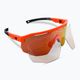 GOG Argo matt neon orange/black/polychromatic red sunglasses