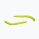 Libra Lures Fatty D'Worm Cheese rubber lure 8 pcs silver hot yellow FATTYDWORMK75