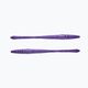 Libra Lures Dying Worm cheese rubber lure purple with glitter DYINGWORMS70