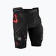 Leatt Impact 3DF 5.0 men's cycling shorts with protectors black/red 5019000321