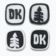 Dakine Dk Dots Stomp anti-slip pad 4 pcs black and white D10002704
