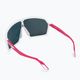 Rudy Project Spinshield white and pink fluo matte/multilaser red cycling glasses SP7238580004 2