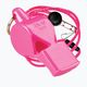 Whistle with cord Fox 40 Pearl Safety pink 9703