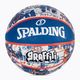 Spalding Graffiti 7 basketball blue and red 84377Z