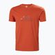 Helly Hansen Nord Graphic men's trekking shirt orange 62978_308 5