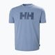Helly Hansen Skog Recycled Graphic men's trekking t-shirt blue 63082_636 5
