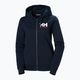 Women's Helly Hansen HH Logo Full Zip Hoodie 2.0 navy 5