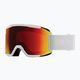 Smith Squad white vapor/chromapop photochromic red mirror ski goggles M00668 6