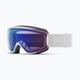Smith Moment white vapor/chromapop photochromic rose flash ski goggles M00745 6