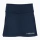 Children's tennis skirt HEAD Club Basic navy blue 816459