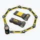 Bicycle lock OnGuard Heavy Duty Link Plate Lock K9 FOLDABLE 8113 5 x Keys with code yellow ONG-8113