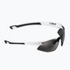 Bliz Motion + S3 shiny white/smoke silver mirror cycling glasses 6