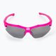Bliz Hybrid Small pink/smoke silver mirror cycling goggles 52808-41 3