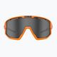 Bliz Fusion S3 matt neon orange/smoke cycling goggles 3