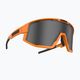 Bliz Vision S3 matt neon orange/smoke cycling glasses 3