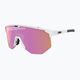 Bliz Hero S3 matt white/brown pink multi cycling glasses 3