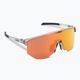 Bliz Hero S3 transparent dark grey/brown red multi bike glasses