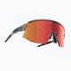 Bliz Breeze S3+S2 transparent dark grey/brown red multi/orange cycling glasses