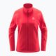 Women's Haglöfs Buteo Mid fleece sweatshirt red 6050744MM010 5