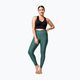 Women's training leggings Casall Overlap High Waist green 22500 2