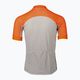 Men's POC Essential Road Logo cycling jersey zink orange/granite grey 2