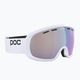 Ski goggles POC Fovea Mid Photochromic uranium white/light pink/sky blue 3