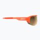 POC Do Half Blade fluorescent orange translucent cycling goggles 8