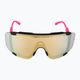 Bicycle goggles POC Devour fluo pink/uranium black translucent/clarity road gold 4